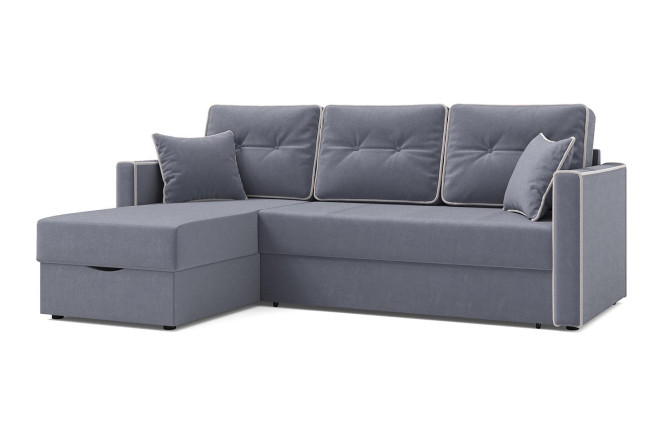 Изображение товара Угловой диван-кровать Атлантикс с оттоманкой современный комфорт