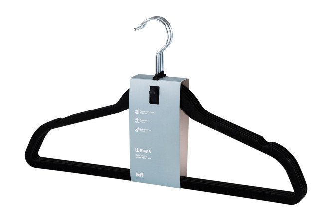 Изображение товара Набор вешалок для одежды HOFF Шемиз 4 шт.