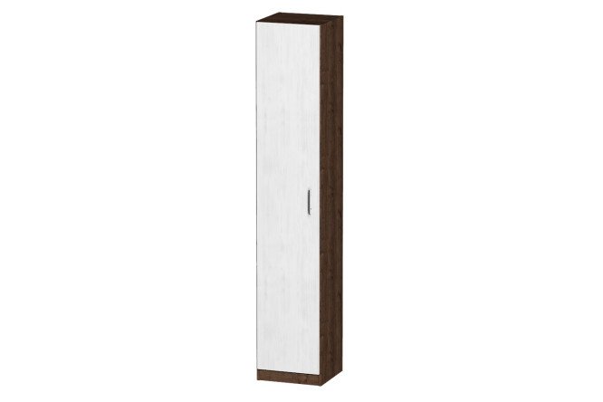 Изображение товара Шкаф с полками Лайф 40х215х40 см однодверный из ЛДСП для дома и офиса