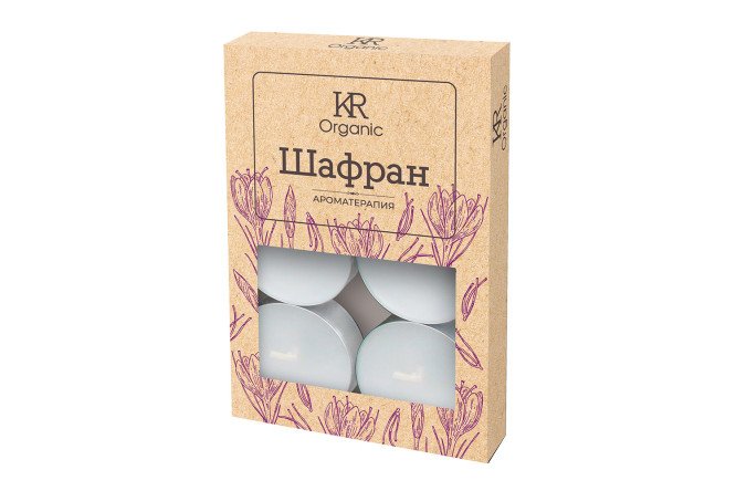 Изображение товара Чайные свечи Organic 6 шт. для уюта и релаксации