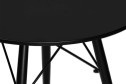 Стол обеденный DOBRIN Chelsea 80 Black 80х72х80 см