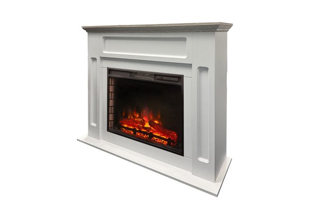 Каминокомплект RealFlame Bari 25.5 WTM-F511 + Sparta 25,5 LED напольный