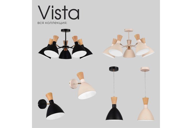Светильник потолочный EVOLUCE Vista 10 кв.м., 72x37x72 см, E14