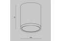 Светильник потолочный Ceiling & Wall Hoop 8.5x9.6x8.5 см, GX53