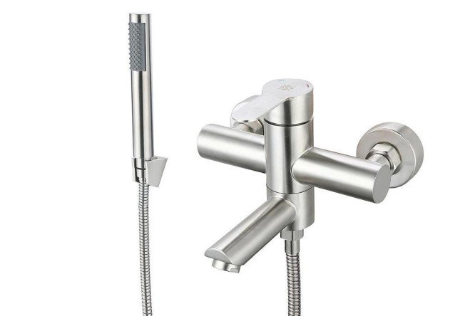 Изображение товара Смеситель для ванны SUS124 009E из нержавеющей стали рычажный стильный надежный