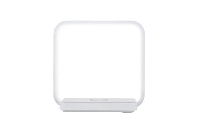 Изображение товара Лампа настольная с выключателем EUROSVET Frame LED, 22.5x22.5x9.5 см