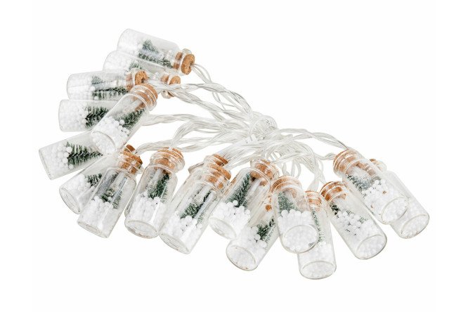 Изображение товара Электрогирлянда Бутылочки 3 метра с 20 лампами медь для украшения интерьера и праздников