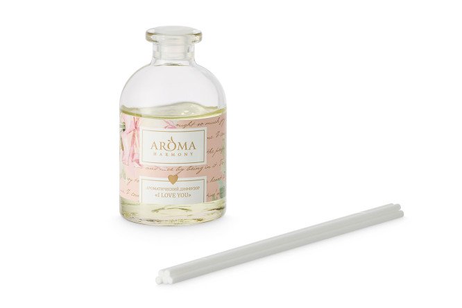 Изображение товара Диффузор I love you 50 мл с ароматом бергамота, клубники, жасмина и ванили