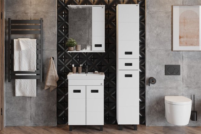 Изображение товара Ванный гарнитур  Балтика-Квадро Black 60