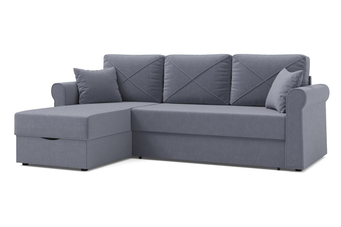 Изображение товара Угловой диван-кровать Бэль с механизмом Дельфин, размеры 230х93х84 см