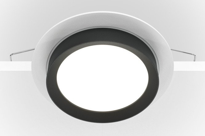 Светильник встраиваемый MAYTONI Downlight Hoop 11x5.3x11 см, GX53