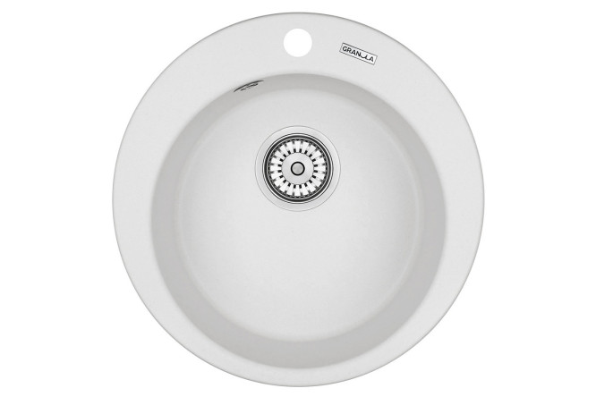 Изображение товара Врезная мойка GRANULA Granula 4801 из кварца 48х48х18.5 см