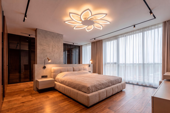 Люстра Natali Kovaltseva High-tech LED lamps 32 кв.м., 83x10x83 см, LED