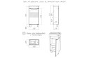 Тумба напольная Айсберг Мечта Б/Я DM2330T 40 см, цвет каркаса бетон, фасада белый