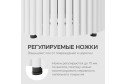 Стол GENGLASS Trubis Wood с трубчатым подстольем 120х75х120 см