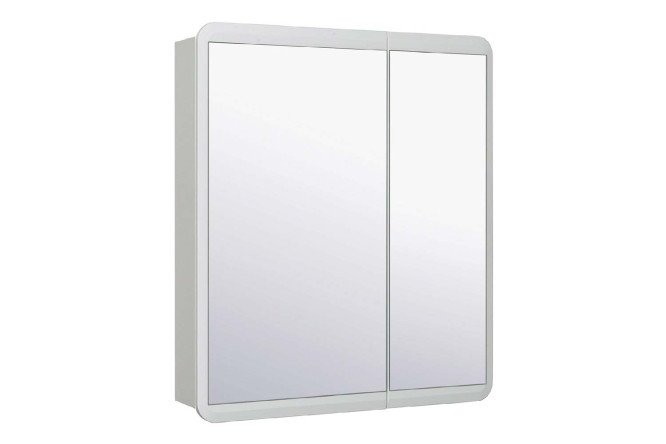 Изображение товара Шкаф-зеркало RUNO Эрика 70 белый - стильное и практичное решение