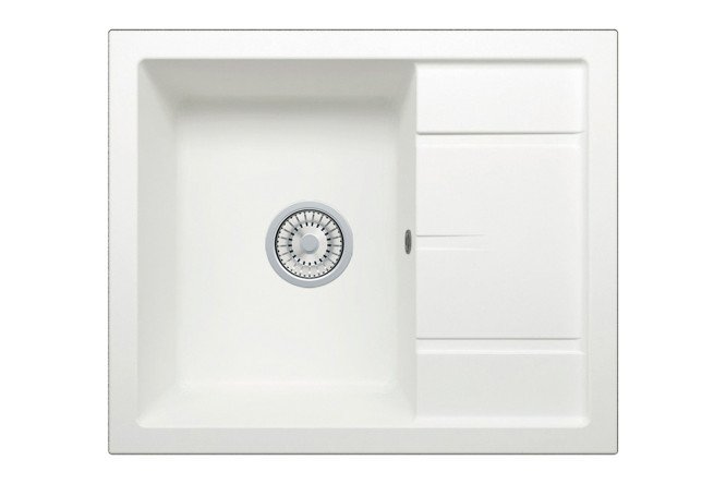 Изображение товара Врезная кварцевая мойка TOLERO Classic R-107 с крылом 50x60 см