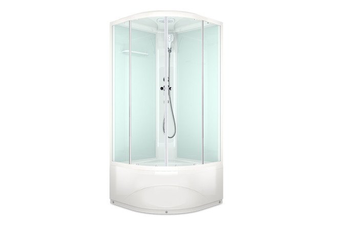 Изображение товара Душевая кабина MELODIA DELLA VITA Classica MB01002, универсальный угол 100х218 см