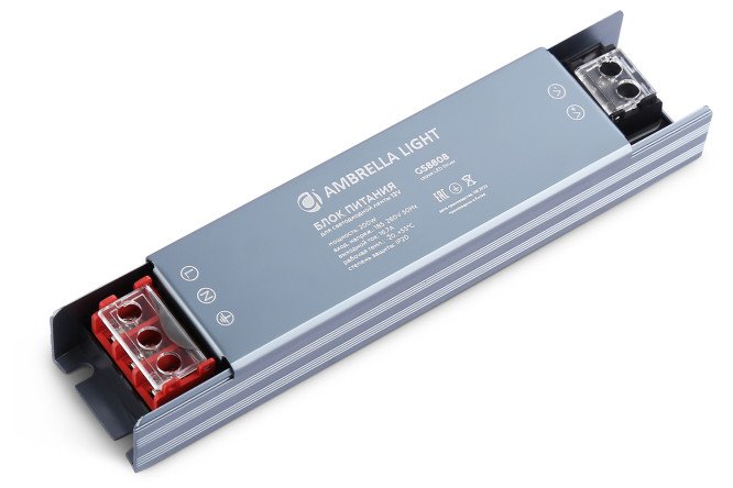 Изображение товара Блок питания AMBRELLA LIGHT 3,5x2,2x16 см металлический