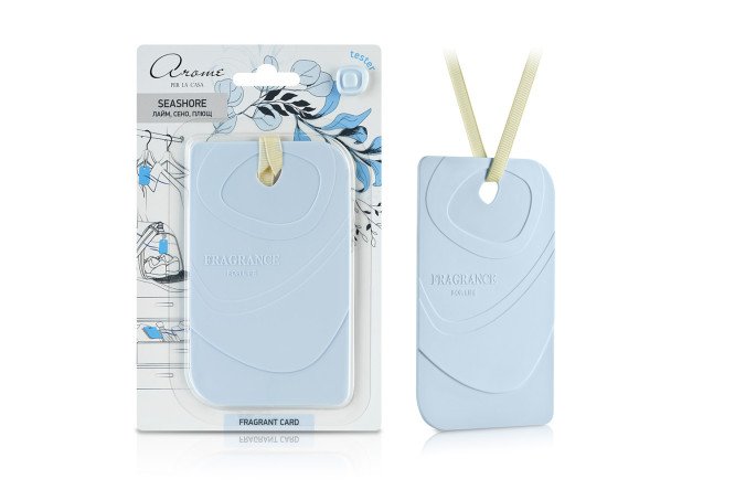 Изображение товара Ароматизатор Fragrant card Seashore для дома 13 г свежий морской аромат