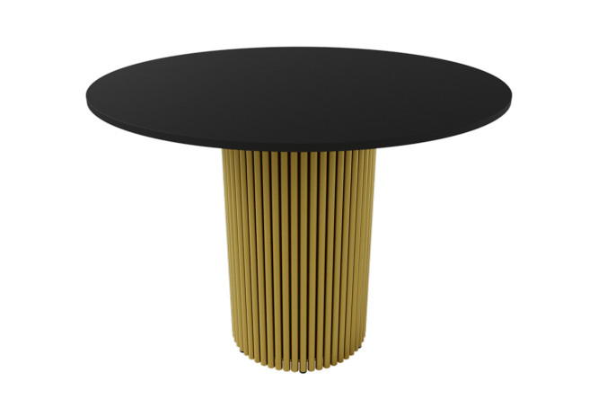 Изображение товара Стол Trubis Wood с трубчатым подстольем 100x75x100 см