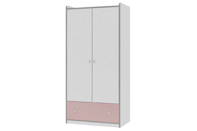 Изображение товара Шкаф 2-дверный Сильвер 102х210х60 см из ЛДСП