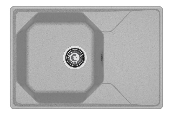 Изображение товара Мойка врезная с крылом GRANFEST Unique GF-U-740L 74х50х20 см