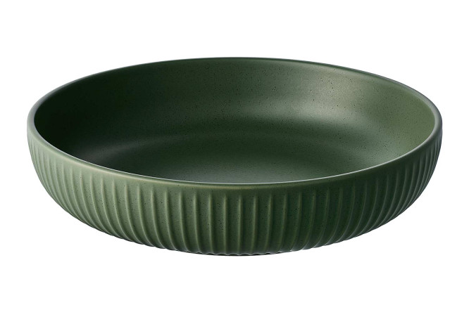 Изображение товара Глубокая керамическая тарелка Costa 22х5х22 см для СВЧ и посудомойки