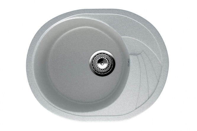 Изображение товара Мойка кухонная с крылом ULGRAN U-403 из искусственного мрамора 57х46.5х18 см