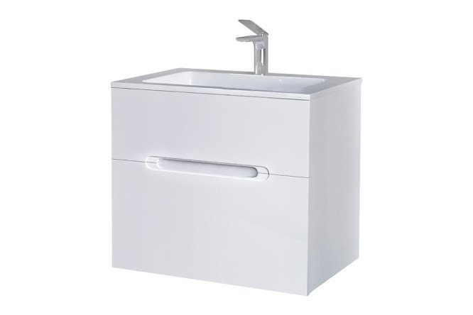 Изображение товара Тумба подвесная Modul 62 см, цвет каркаса белый, фасада белый