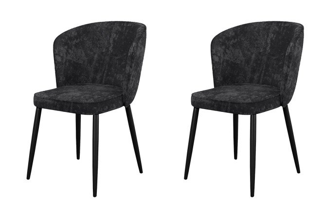 Изображение товара Комплект стульев DIKLINE 347 56х85х52 см велюр металл