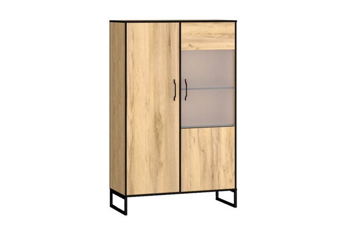 Изображение товара Шкаф-витрина ИВАРУ Виртон стильное хранение для дома и офиса