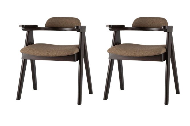 Изображение товара Набор стульев Olav 56х67х54 см ткань массив гевеи