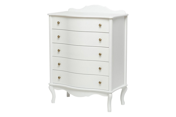 Изображение товара Комод Беатрис молочный дуб 75х102х40,5 см стильная мебель для спальни