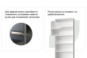 Книжный шкаф с антресолью Харрис Эво с глухой дверцей