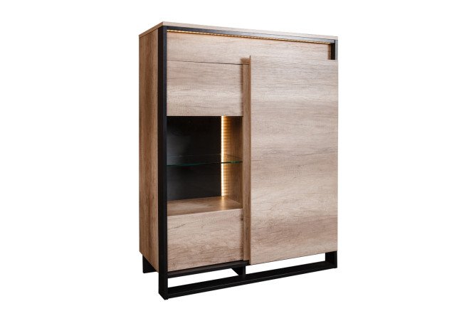 Изображение товара Тумба Каньон лофт 90х120х41,4 см из дуба каньон