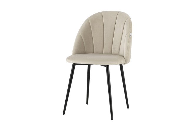 Изображение товара Стул Логан New 50х87х50 см из велюра с металлическими ножками