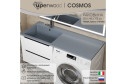 Раковина Cosmos Quartz RCosmos120LS Подвесная, 120х17.2х48 см