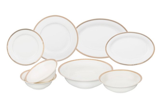 Изображение товара Обеденный сервиз Lefard Crown на 6 персон 23 предмета фарфор