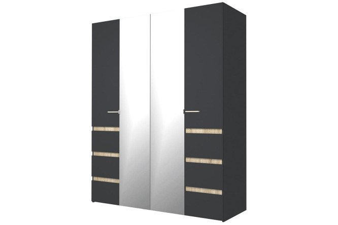 Изображение товара 4-дверный шкаф Анона с зеркалами и ЛДСП - вместительный и стильный