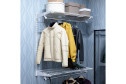 Гардеробная система 900х350 ТИТАН-GS 74012121 с вешалкой двухъярусной