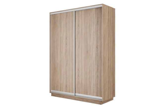 Изображение товара Шкаф-купе 2-дверный Slide-2 v.2 160х220х45 см Сонома серебро Изображение товара Шкаф-купе 2-дверный Slide-2 v.2 160х220х45 см Сонома серебро
