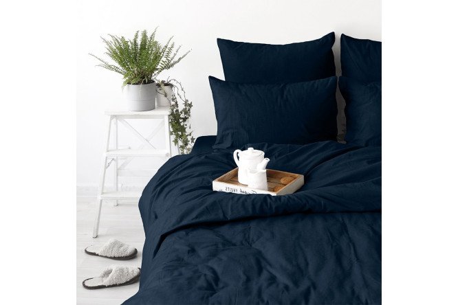 Пододеяльник Sateen Twilight blue Сатин 180х215 см, 2 спальный