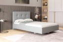 Кровать Каприз цвет светло-серый 120х200 см