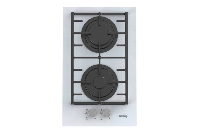 Изображение товара Газовая панель KORTING НGG 3825 32 см с 2 зонами нагрева и стеклянной поверхностью