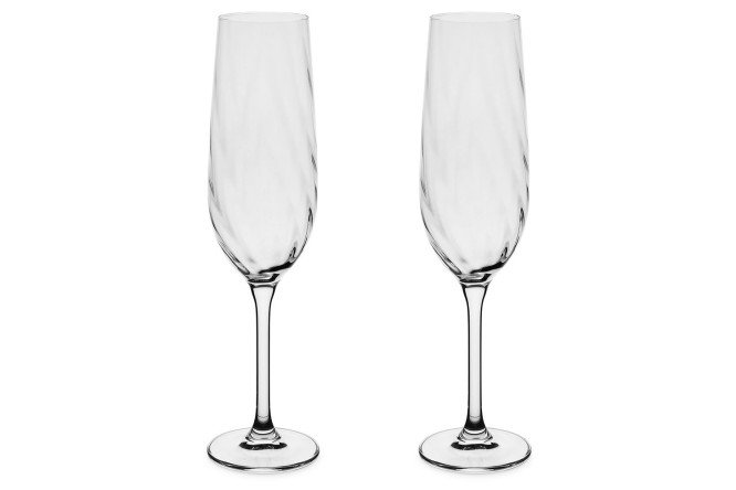 Изображение товара Набор рюмок CRYSTAL BOHEMIA Crex optic для шампанского 270 мл, 2 шт.