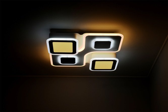 Фото 15 Люстра SCHAFFNER Diente 23 кв.м., LED, 55 см