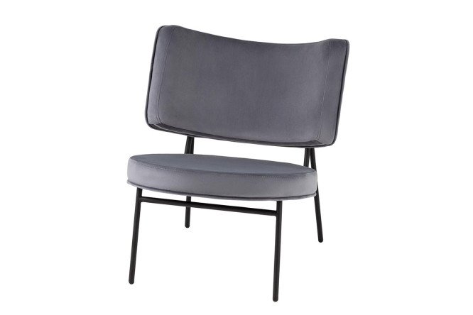 Изображение товара Кресло Stool Group District Lounge из велюра с размерами 68х75х80 см