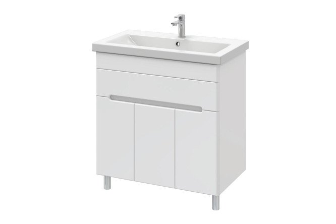 Изображение товара Тумба напольная Sanstar Модена 224.1-1.4.1.ККОМ, белая с раковиной