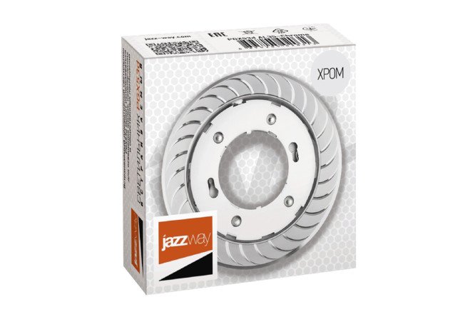 Светильник встраиваемый JAZZWAY AL35-Chrome PGX53d 11x3.2x11 см, GX53